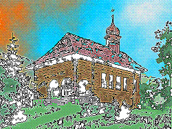 Bruderklausenkapelle in M�selbach /Schweiz - � Grafikbearb.: Alex Br�ndle - M�selbach online