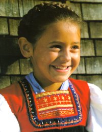 Ein fesches M�dchen aus dem Bregenzerwald.