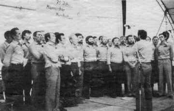 75 Jahre M�nnerchor M�selbach am Dorffest im August 1982